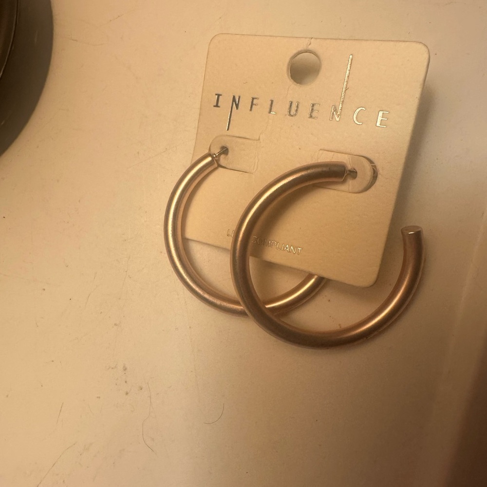 Influence Gold-Tone Hoop Earrings